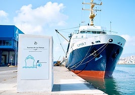 Punto de recarga en el Muelle Grande.