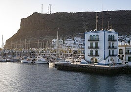 Imagen de archivo del puerto de Mogán.