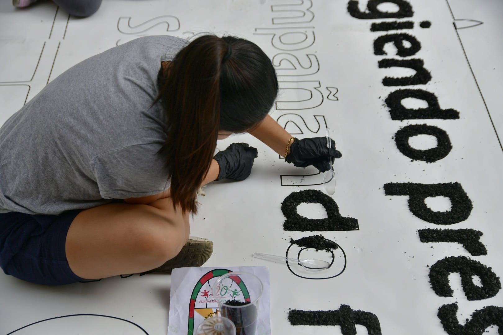 Alfombras llamativas para la celebración del corpus christi