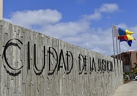Exteriores de la sede judicial en Las Palmas de Gran Canaria.