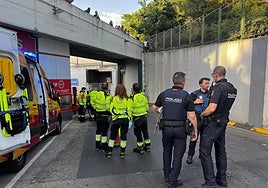 Imagen de la estación de Méndez Álvaro tras la agresión.