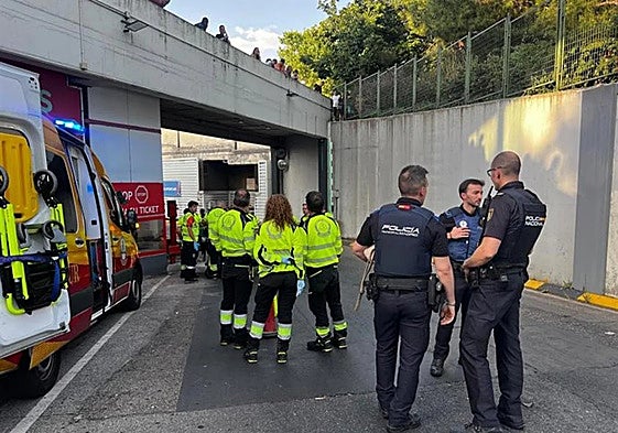 Imagen de la estación de Méndez Álvaro tras la agresión.
