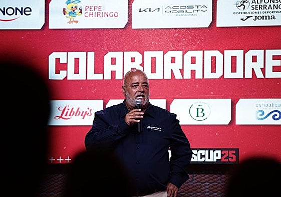 Carlos Dávila, durante una comparecencia relacionada con el torneo.