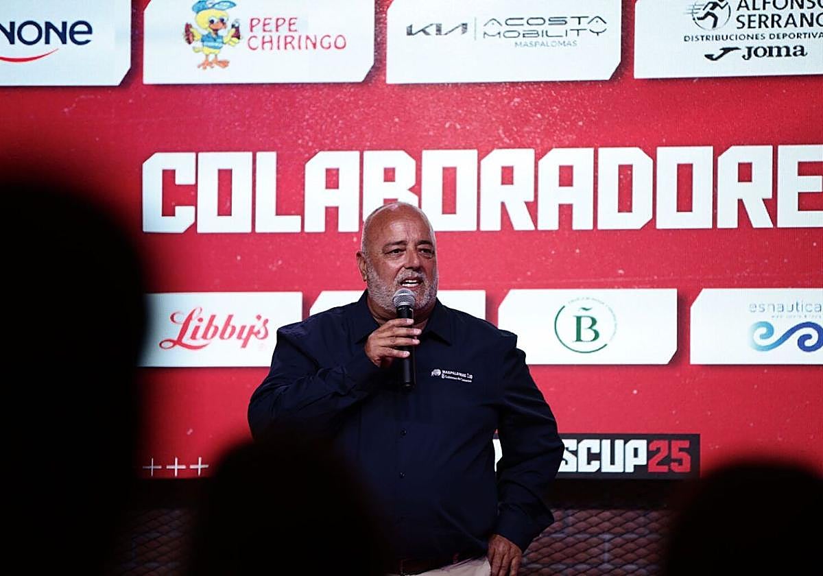 Carlos Dávila, durante una comparecencia relacionada con el torneo.