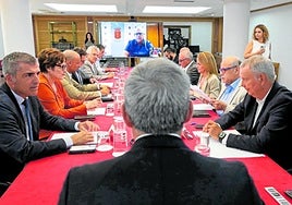 Reunión del Pacto Canario por la Migración celebrada el pasado mes de septiembre.