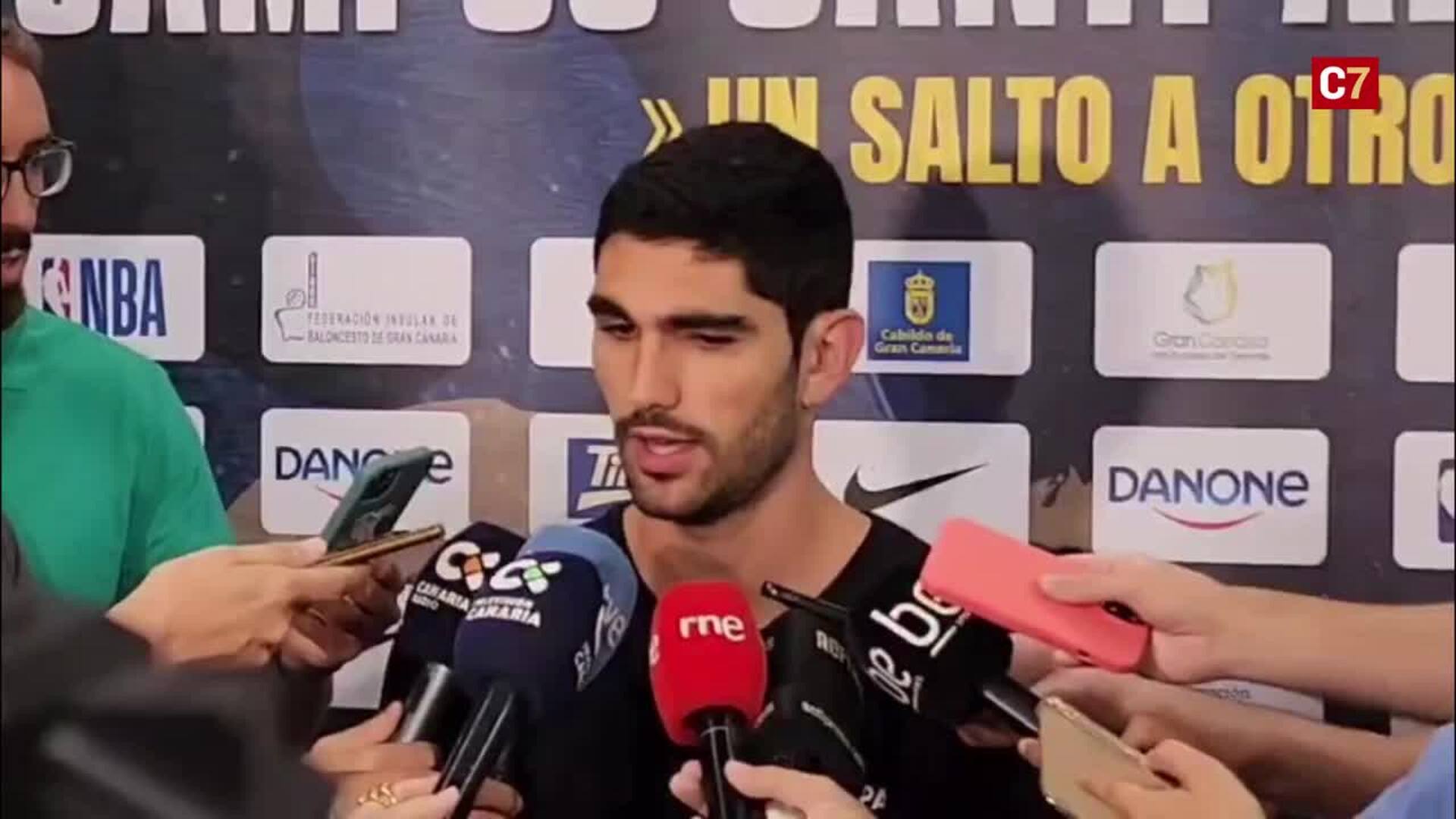 Aldama, "ilusionado" con su primer Eurobasket como líder de la selección