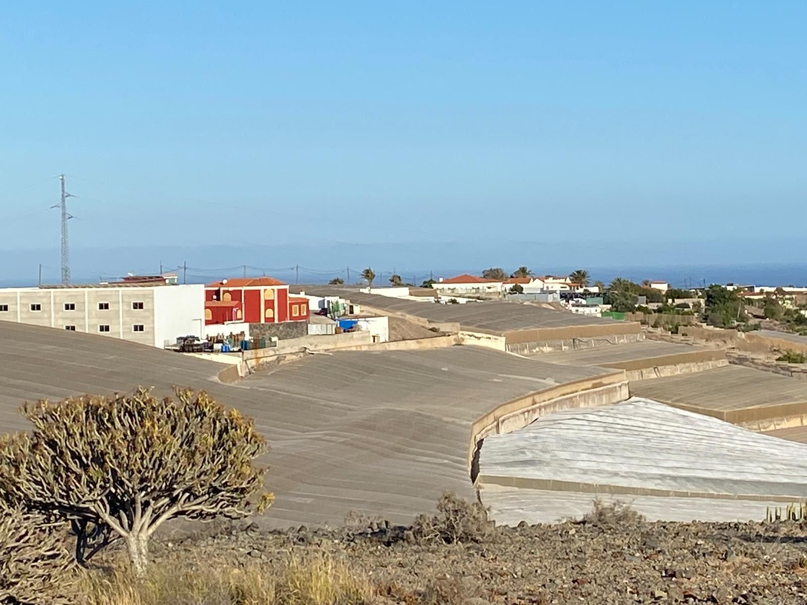 Vista de Lomo los Azules, en San Bartolomé de Tirajana.