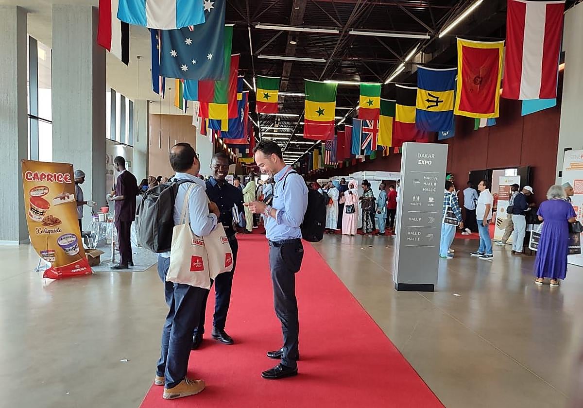 Imagen de la primera feria del sector del África Occidentel, Senefood & Senepack.