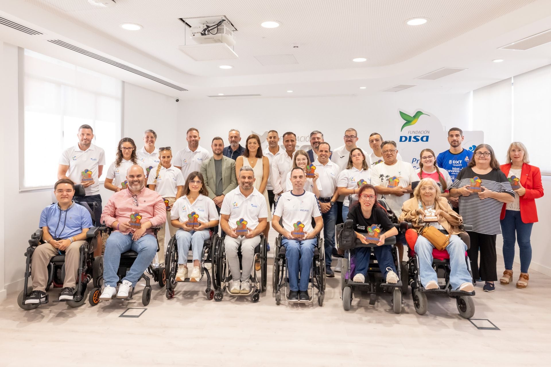 Deportistas canarios impulsados por Fundación Disa.