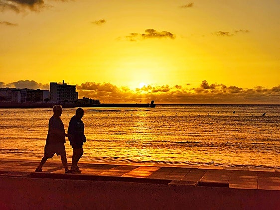 Ligero ascenso de las temperaturas en el archipiélago.