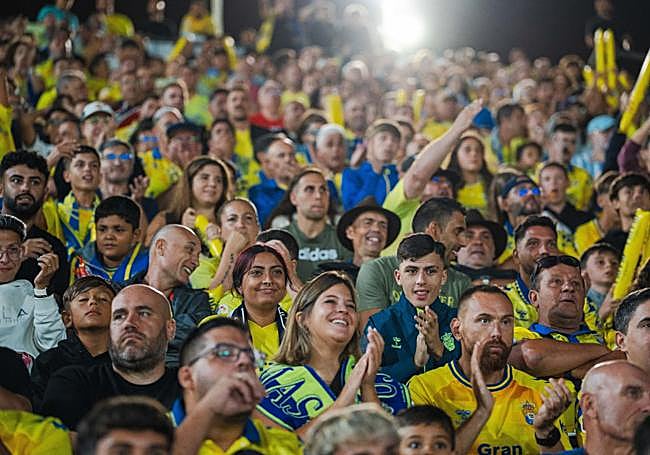 Detalle de aficionados de la UD.