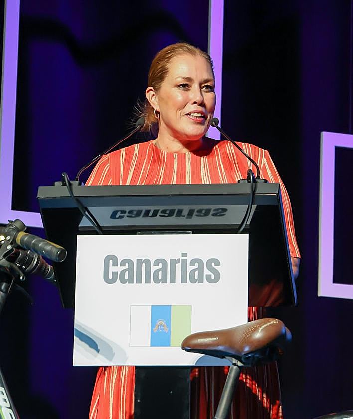 Imagen secundaria 2 - Astrid Pérez reconoce la labor de «los que contribuyen a una sociedad más justa» en la clausura de la Gala solidaria ONCE