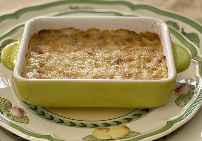 Gratinado de calabacín para cenar