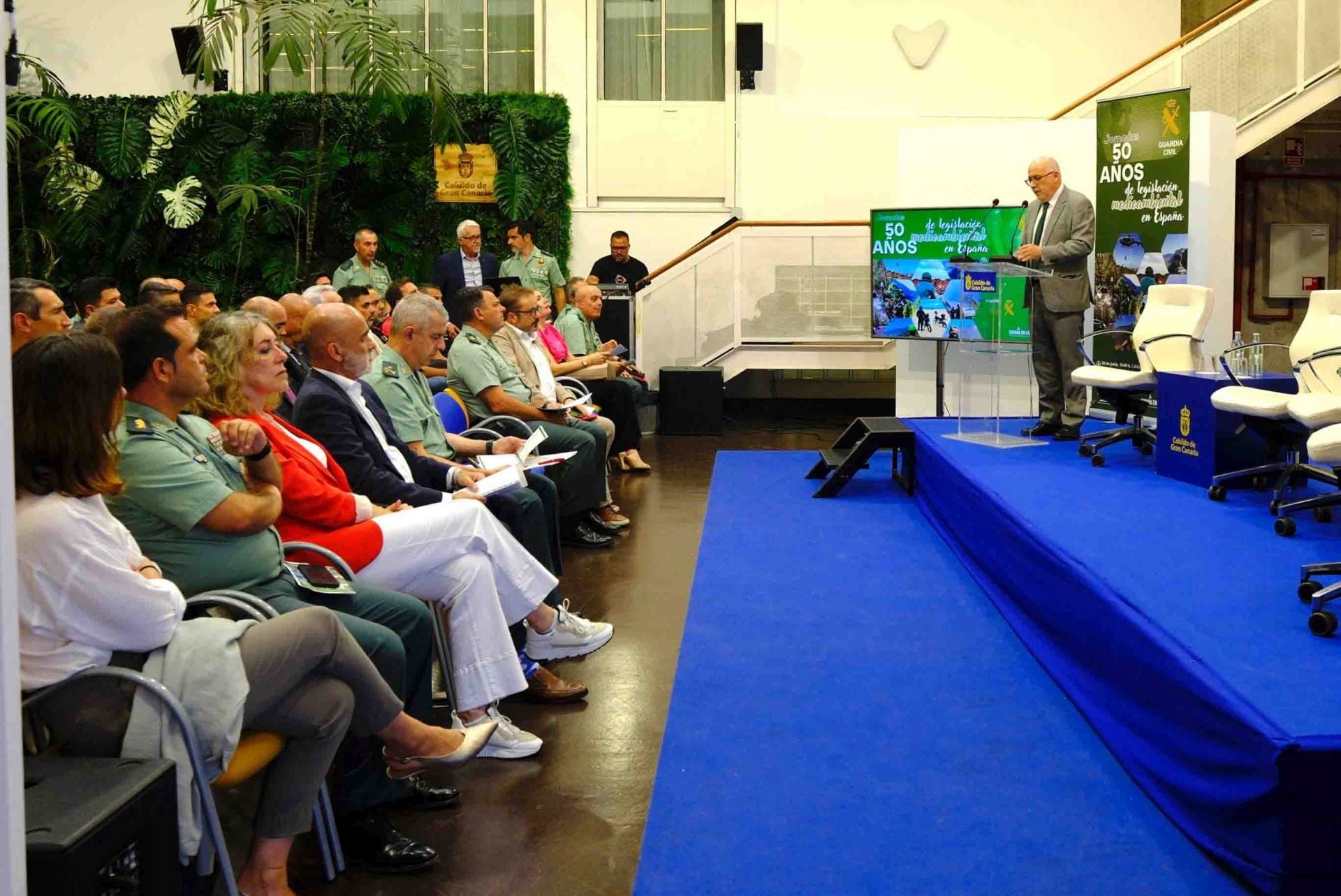 Imágenes de la celebración del 50 aniversario de la legislación ambiental en España
