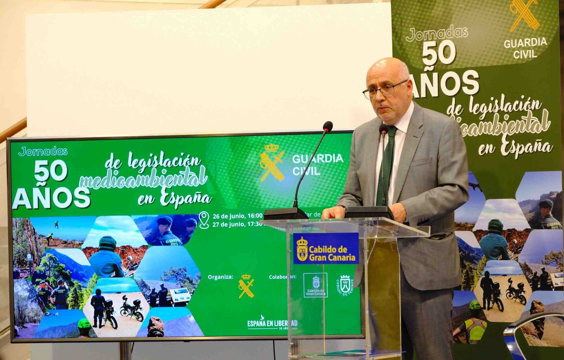 Imágenes de la celebración del 50 aniversario de la legislación ambiental en España