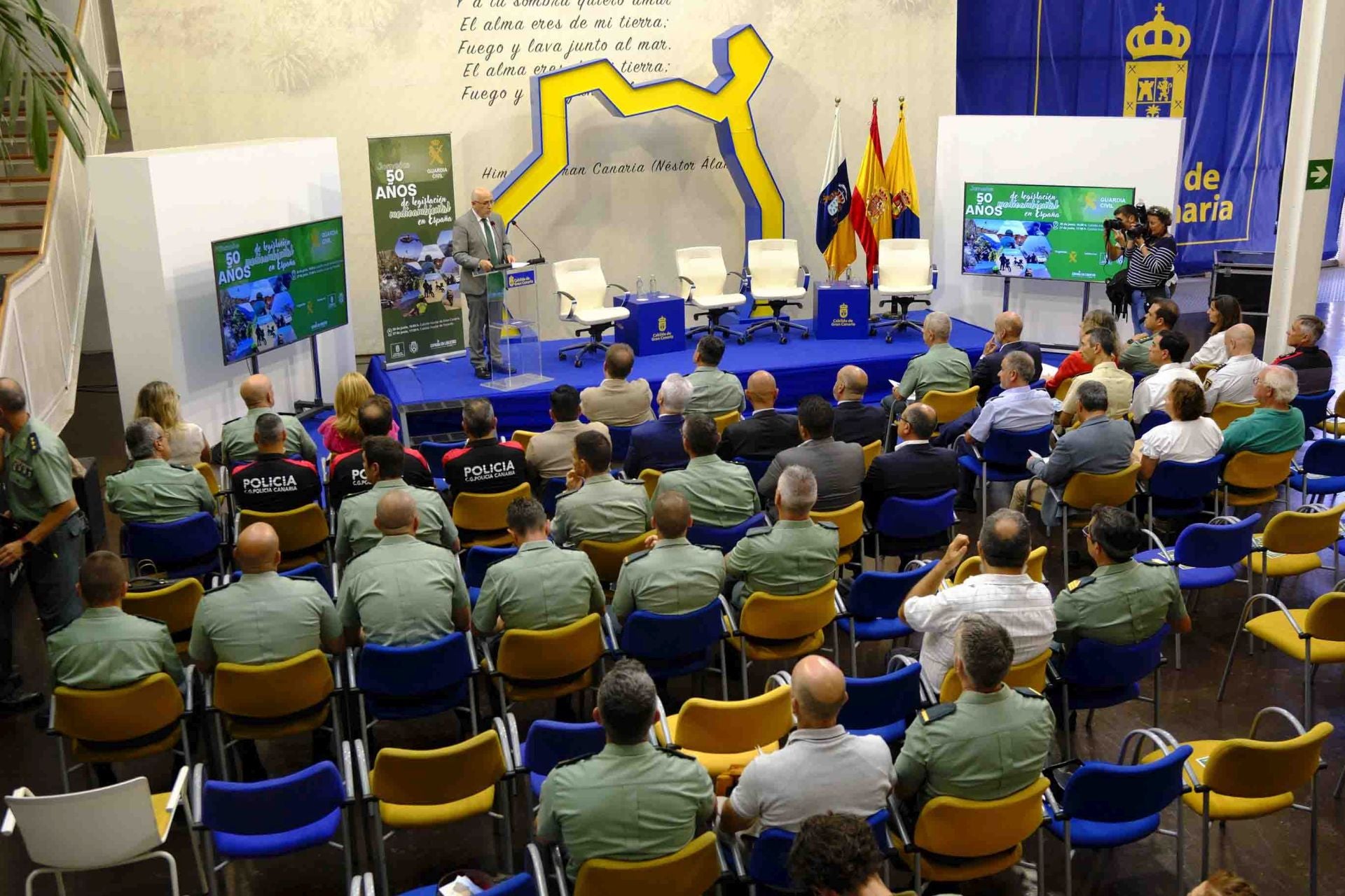 Imágenes de la celebración del 50 aniversario de la legislación ambiental en España