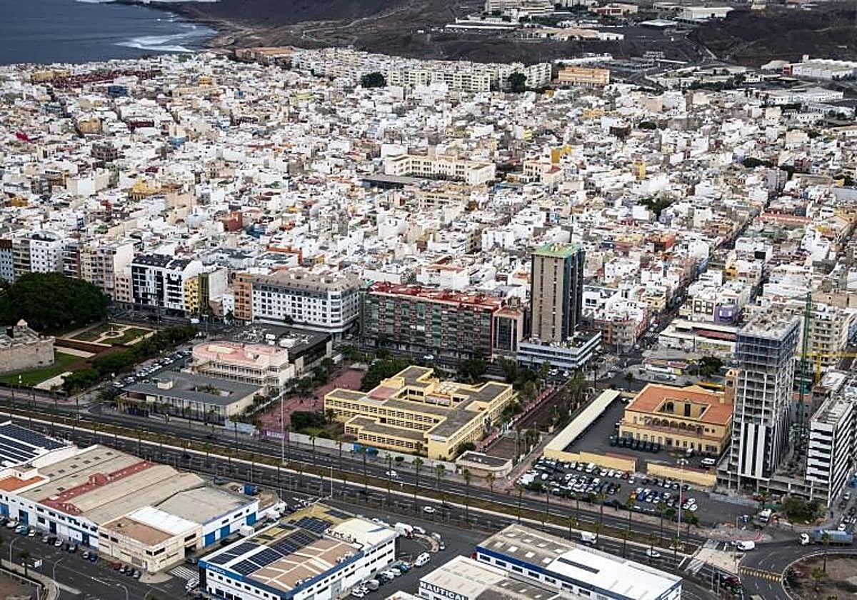 Panorámica de Las Palmas de Gran Canaria.