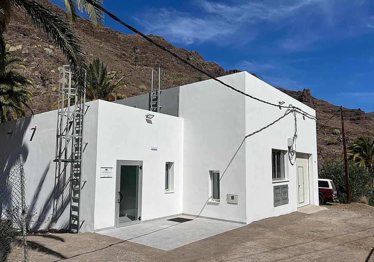 Almazara habilitada en Veneguera.