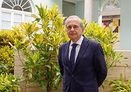 Antonio Abril, presidente de la Conferencia de Consejos Sociales de Universidades Españolas, en la sede de la ULPGC.