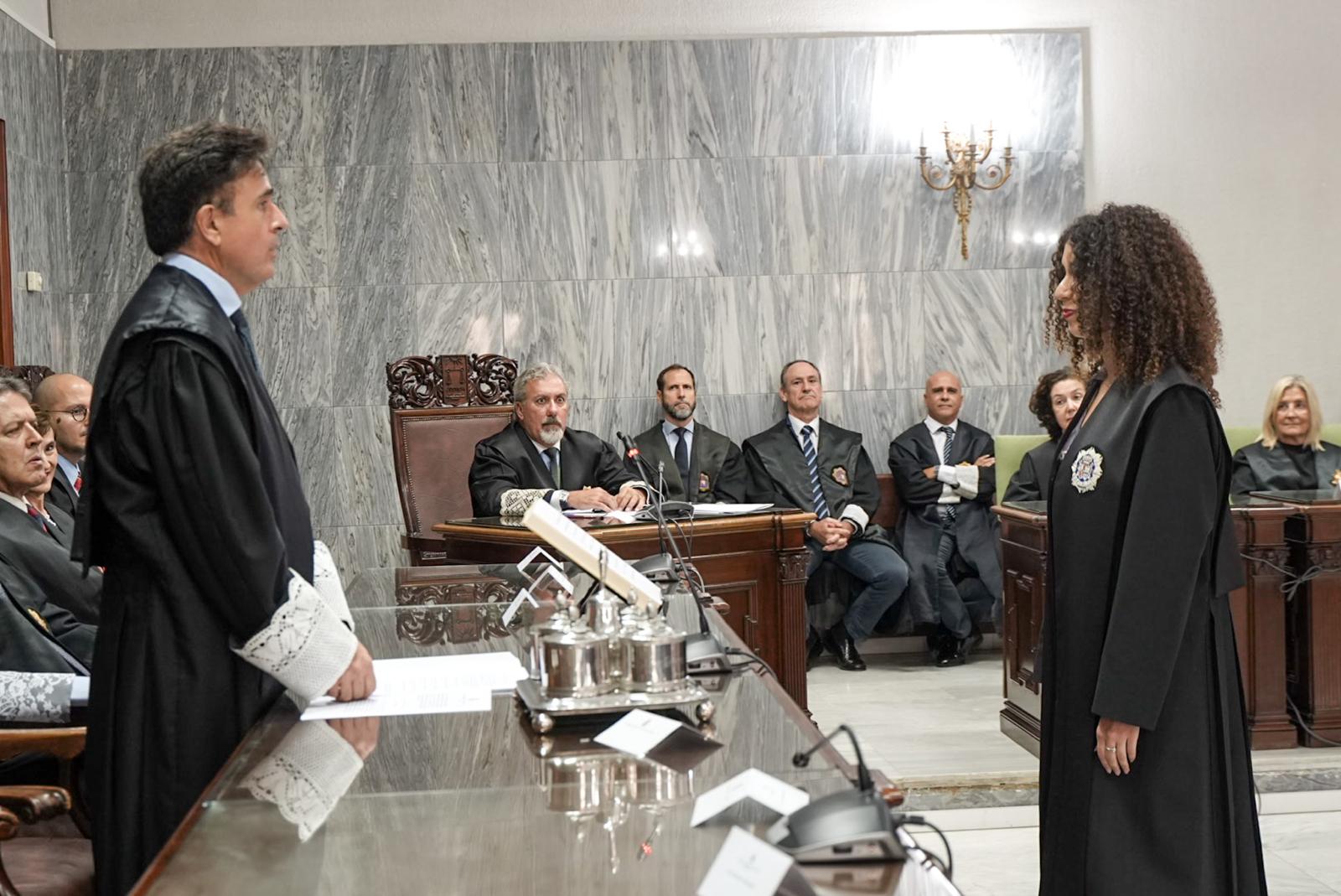 Imágenes del acto de jura de jueces y nuevos magistrados celebrado en el TSJC