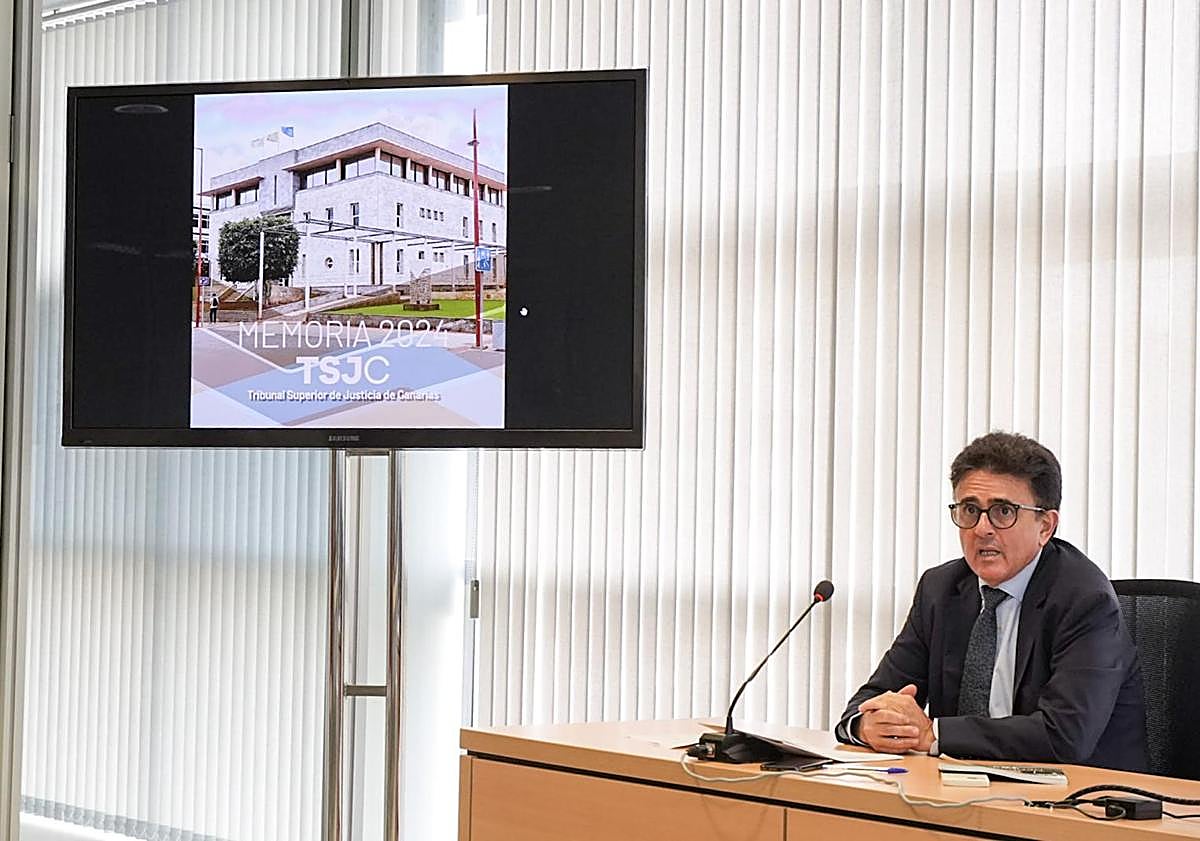 Imagen principal - Lorenzo advierte que la Justicia está desbordada y necesita una «mayor capacidad de resolución»