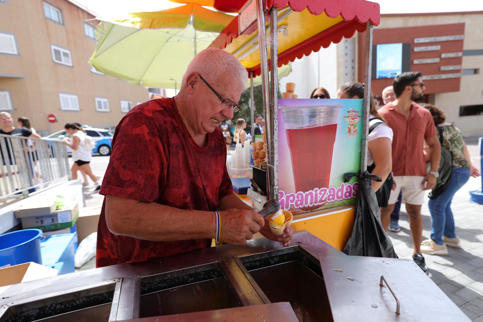 Helado, terraza y playa para combatir el calor
