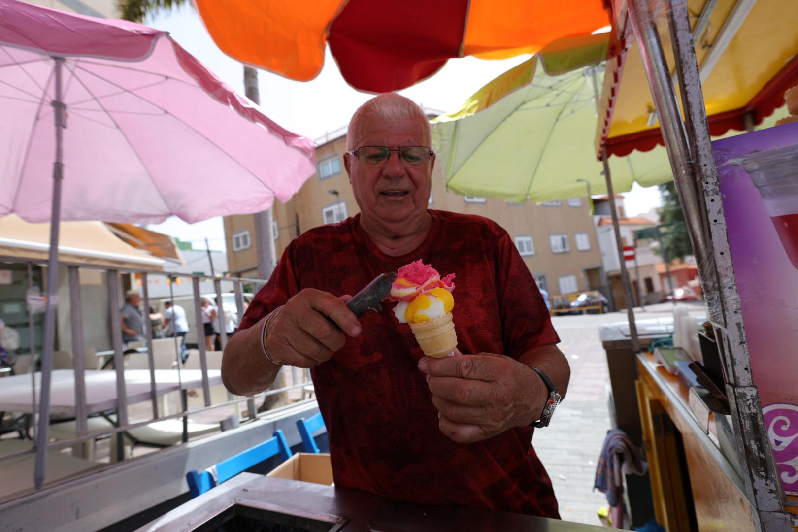 Helado, terraza y playa para combatir el calor