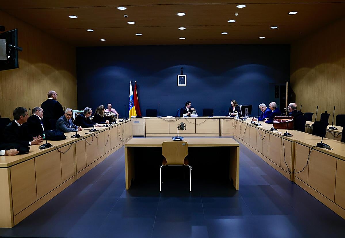 El paro de jueces y fiscales afectó en la jornada de ayer a la quinta jornada del juicio por la Gestión del Agua.