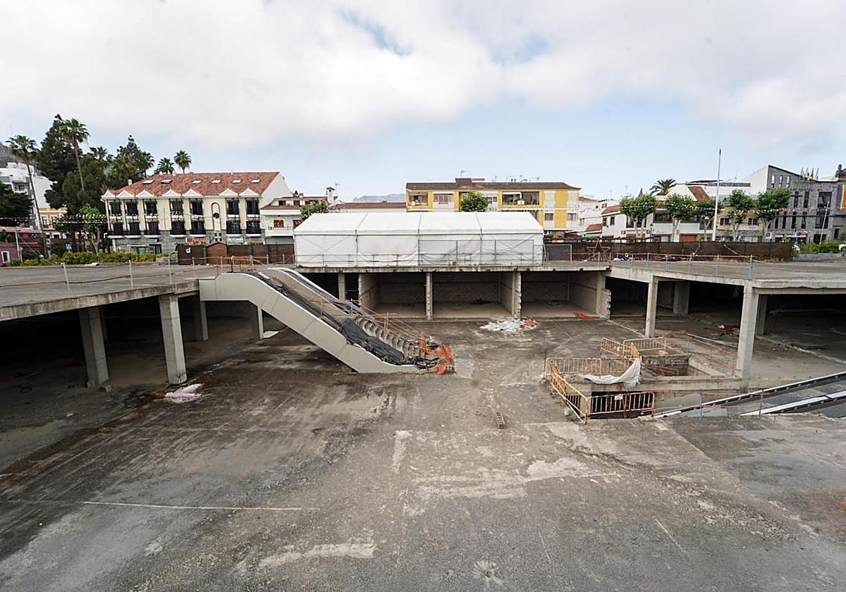 Las entrañas del &#039;mamotreto&#039; de Santa Brígida, en imágenes
