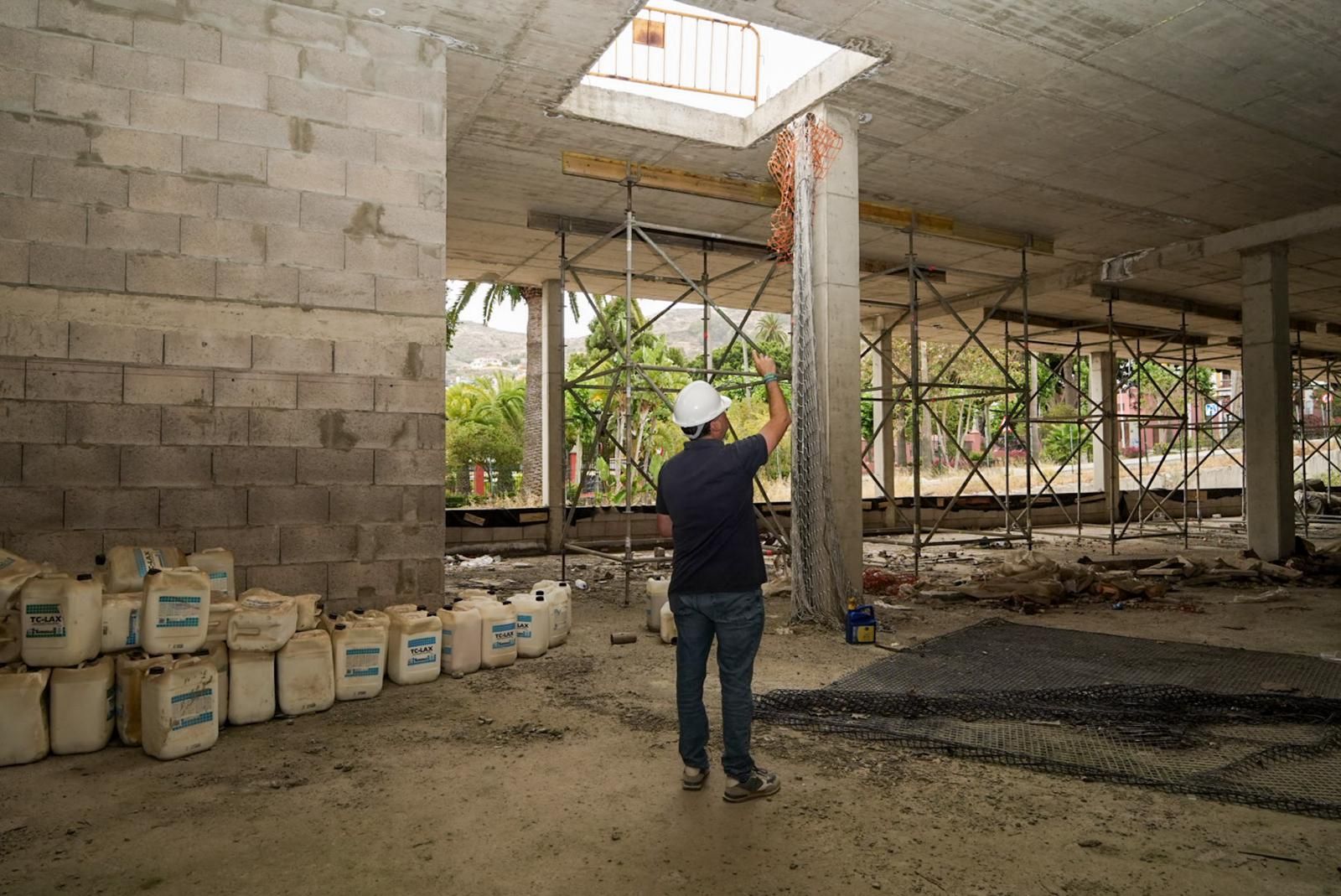 Las entrañas del &#039;mamotreto&#039; de Santa Brígida, en imágenes