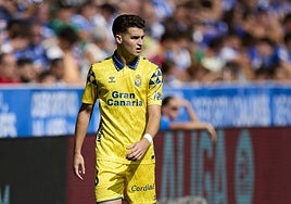 Mármol, durante un partido de la temporada pasada.