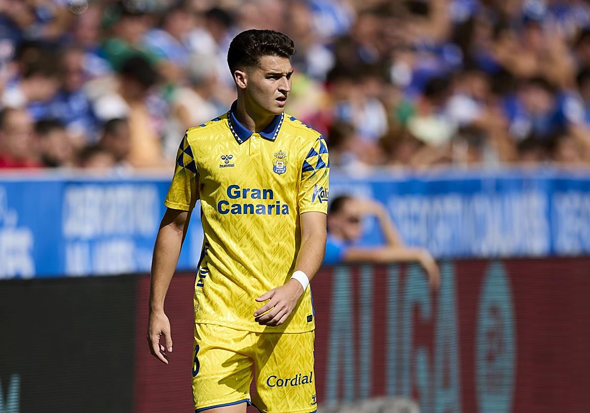 Mármol, durante un partido de la temporada pasada.