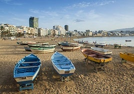 Playa de Las Canteras en una imagen de archivo.