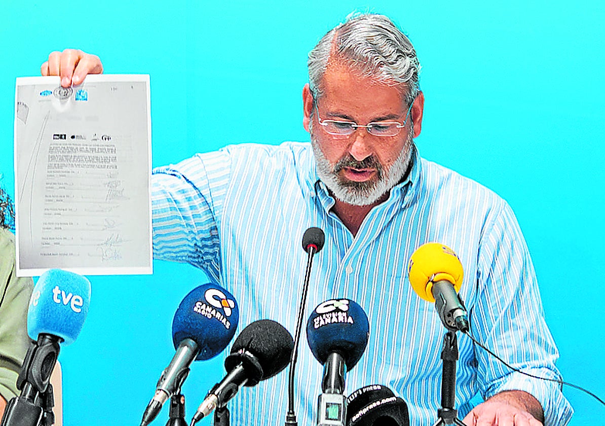 Comfir mostró el pasado viernes el documento del blindaje.