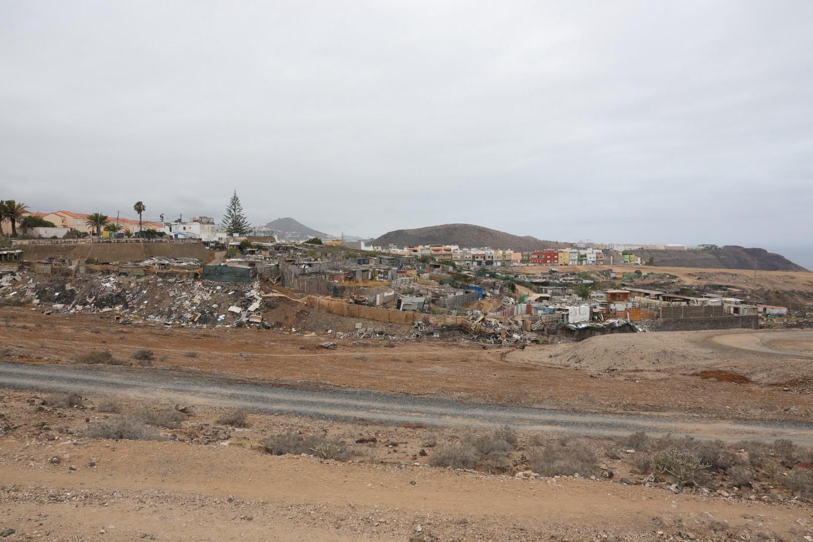 La situación de chabolismo en Ladera Alta, en imágenes
