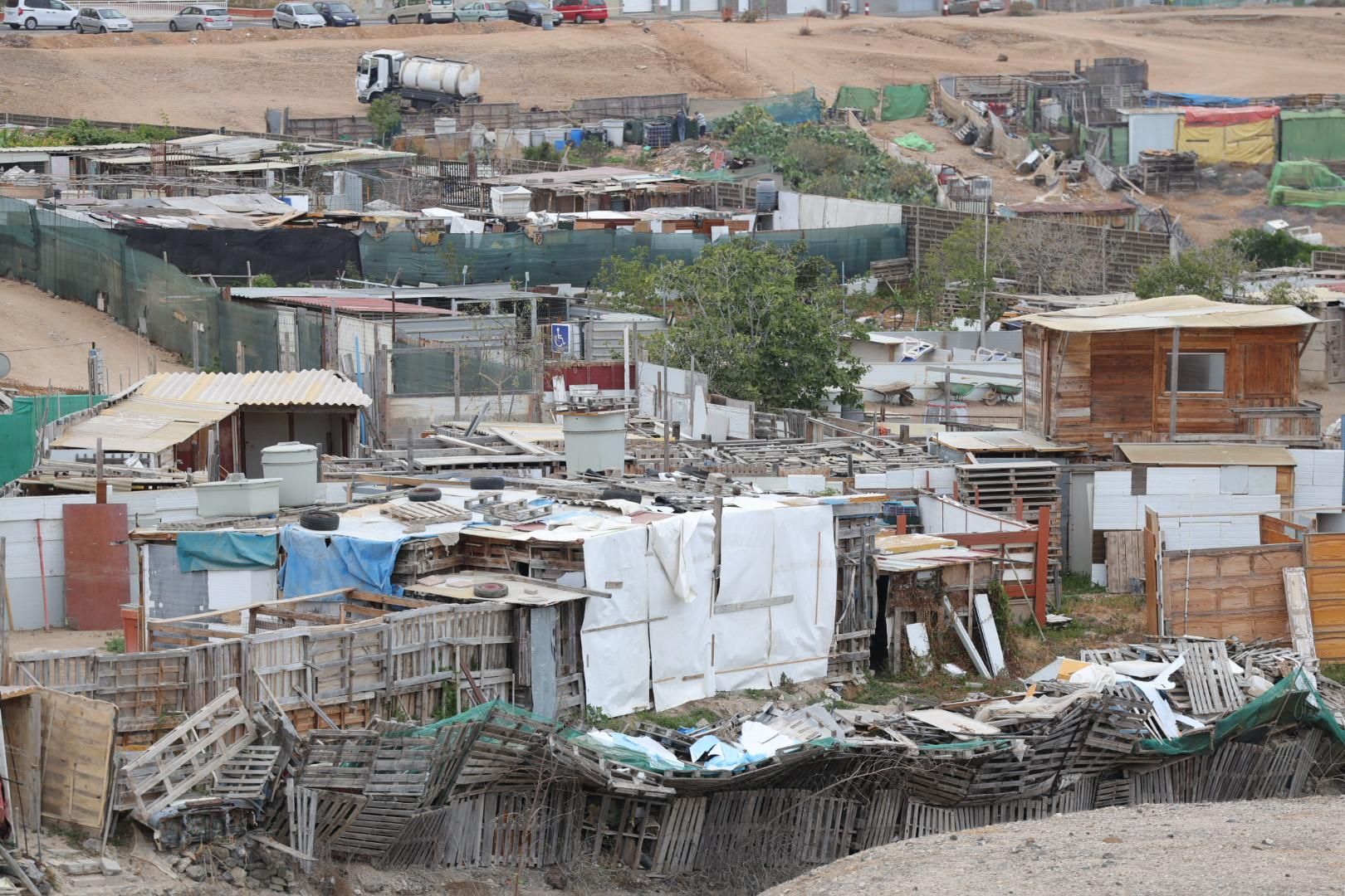 La situación de chabolismo en Ladera Alta, en imágenes