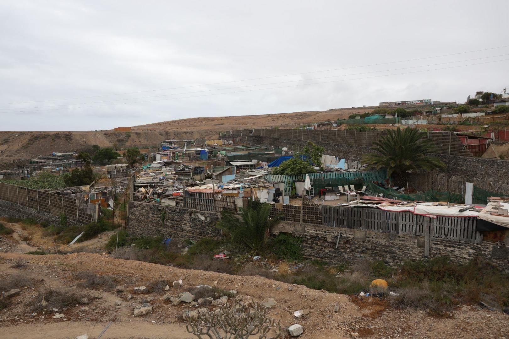 La situación de chabolismo en Ladera Alta, en imágenes