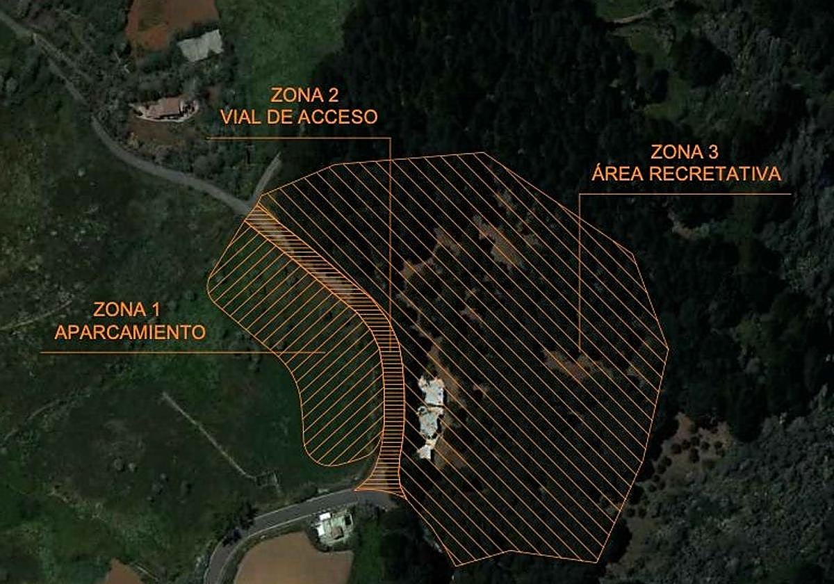 Recreación de cómo quedaría el área recreativa una vez hecha la ampliación.