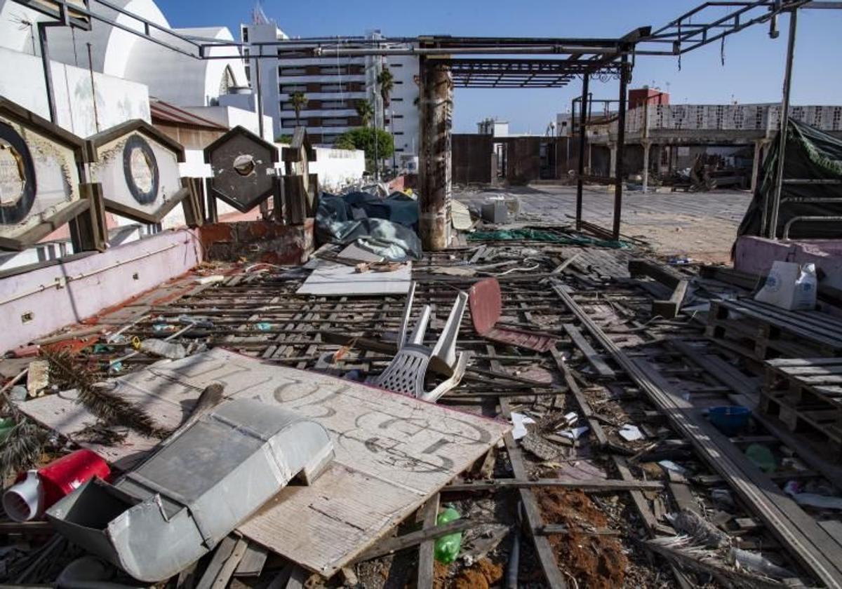 Estado que presentan las instalaciones del centro comercial Metro.