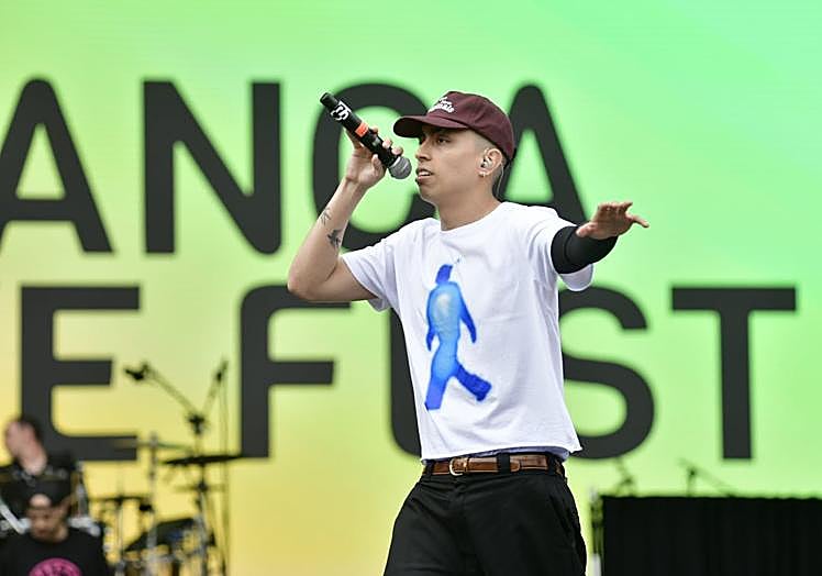 Averzzo, durante su actuación en el Granca Live Fest.