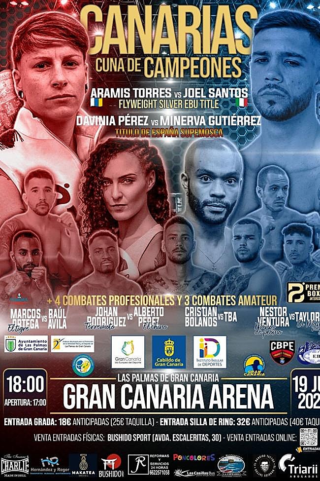 Cartel de la velada.