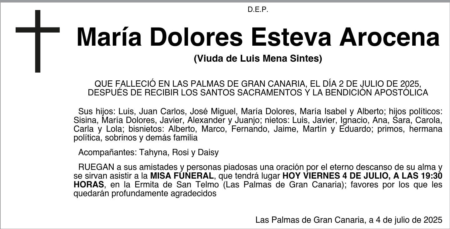 María Dolores Esteva Arocena