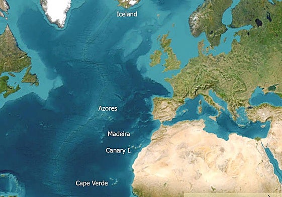 Canarias, epicentro de la movilidad en el Atlántico Norte con residentes de 157 países