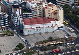 Vista aérea de la parroquia de La Luz.
