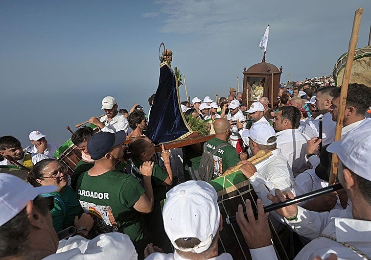 Una imagen de la Bajada de la Virgen de los Reyes.