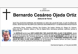 Bernardo Cesáreo Ojeda Ortiz