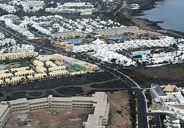 Imagen área de Costa Teguise.