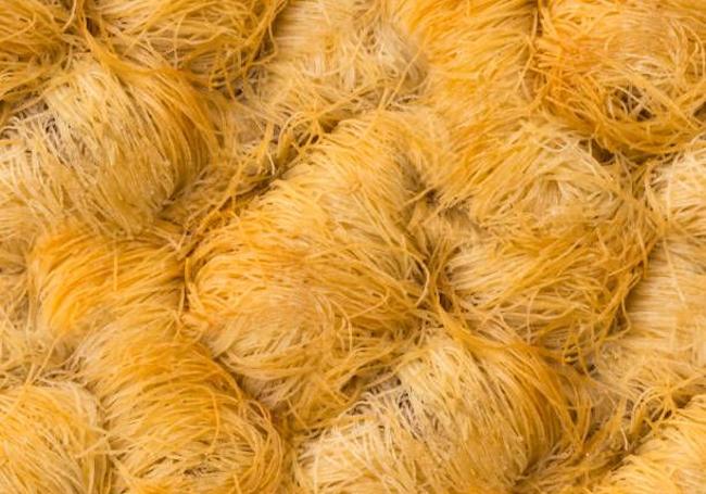 Fideos kataifi