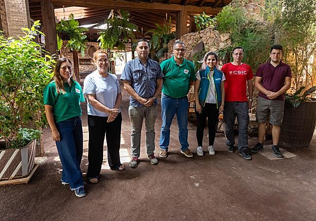 Responsables de la ULL y del Oasis que se encargan del proyecto Natalie.