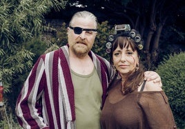 Raúl Cimas y Yolanda Ramos, durante el rodaje de '¡Jo, qué día!'.